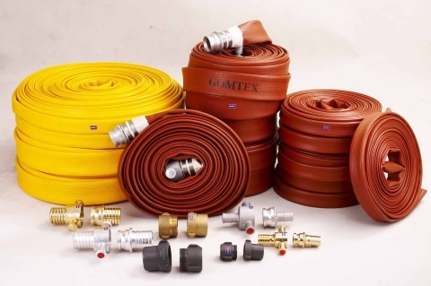 สายดับเพลิงชนิดยางสังเคราะห์รับเบอร์ไลด์ไนโตร/พีวีซี